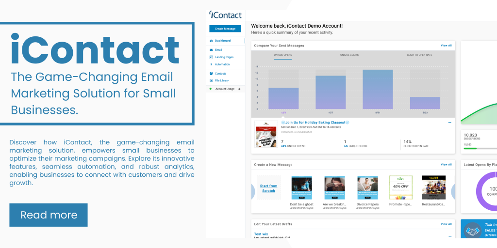 iContact: The Game-Changing Email Marketing Solution for Small Businesses.